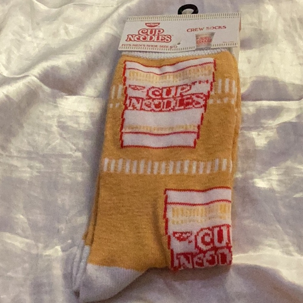 NWT Cup of Noodles Unisex Socks Must Have So Fun to Wear
